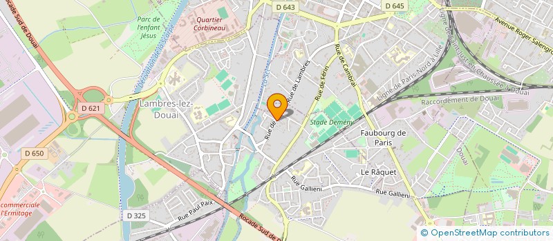 localisation de l'entreprise MELISSO  LAMBRES-LEZ-DOUAI