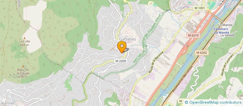 localisation de l'entreprise MELISTHANE  GATTIERES