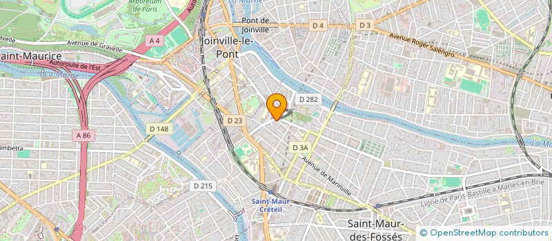 localisation de l'entreprise MELITOM à ST MAUR DES FOSSES