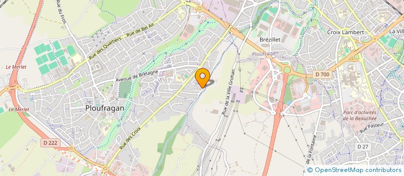 localisation de l'entreprise MELITRANS à PLOUFRAGAN