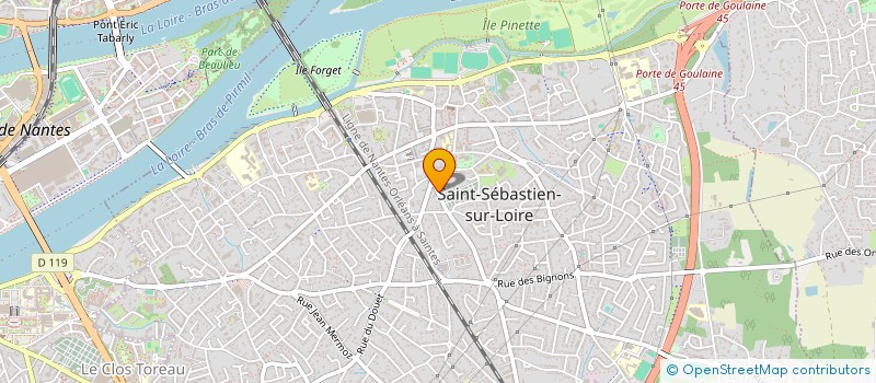 localisation de l'entreprise MELITTY à SAINT-SEBASTIEN-SUR-LOIRE