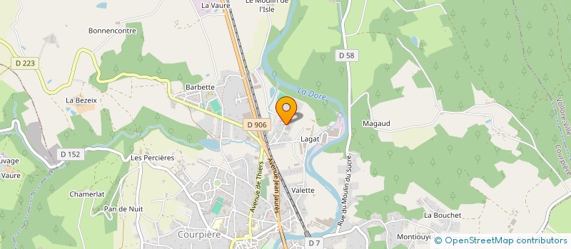 localisation de l'entreprise MELIVIC à COURPIERE