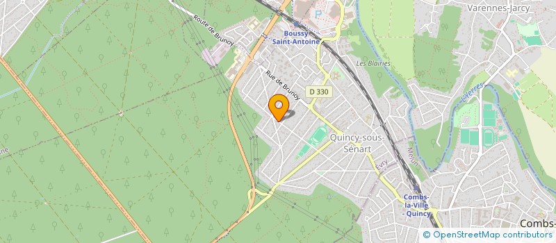 localisation de l'entreprise MELIVIDA  QUINCY-SOUS-SENART