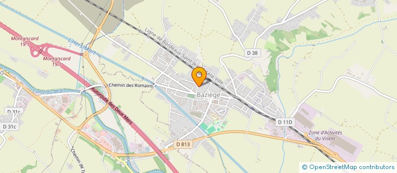 localisation de l'entreprise MELIX MASSICOT  BAZIEGE