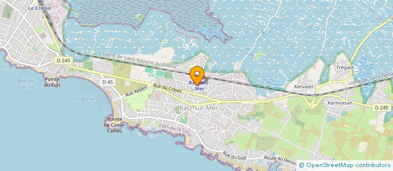 localisation de l'entreprise MELIYOPI à BATZ-SUR-MER
