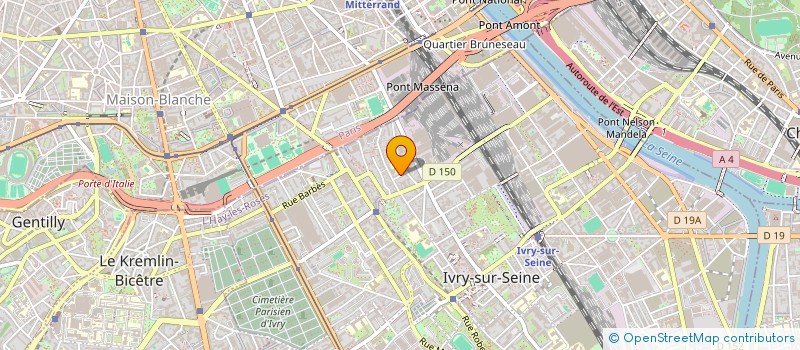 localisation de l'entreprise MELIZ BAT  IVRY-SUR-SEINE