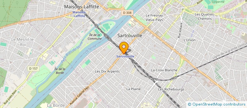 localisation de l'entreprise MELIZ BEAUTE  SARTROUVILLE