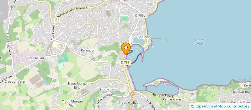 localisation de l'entreprise MELIZO à PERROS-GUIREC