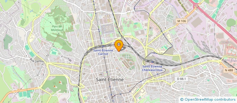 localisation de l'entreprise MELJANA  SAINT-ETIENNE