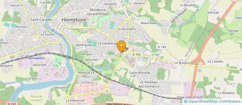 localisation de l'entreprise MELKAP 56  HENNEBONT