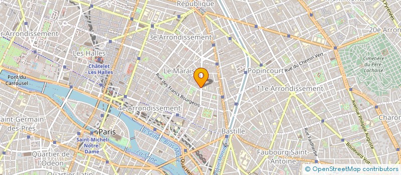 localisation de l'entreprise MELKINOS DIFFUSION à PARIS