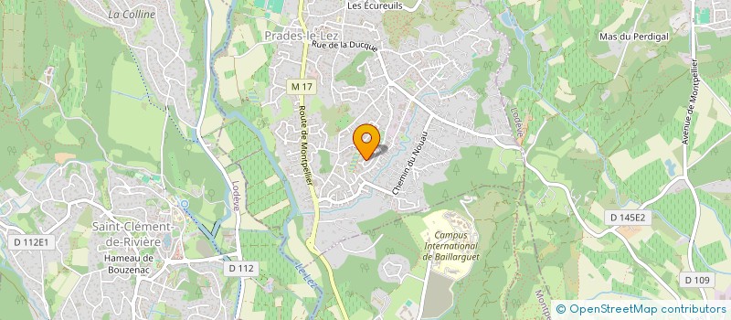 localisation de l'entreprise MELKO à PRADES-LE-LEZ