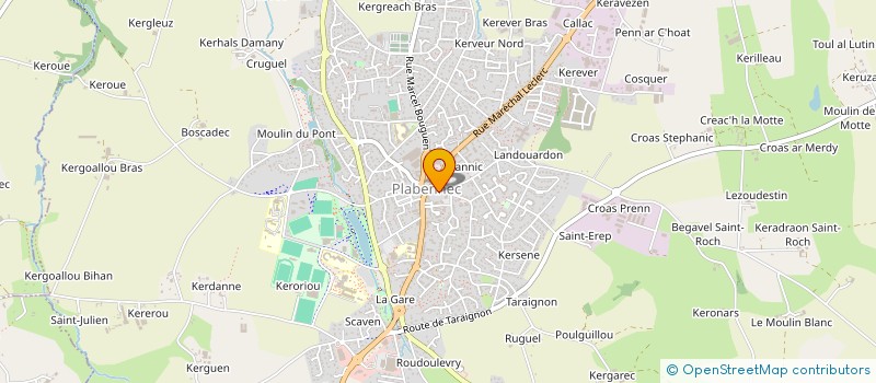 localisation de l'entreprise MELL  PLABENNEC