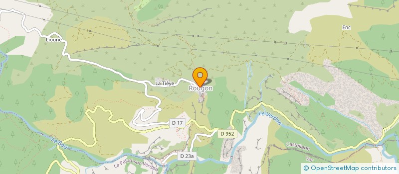 localisation de l'entreprise MELL LES BOURRAS  LA PALUD-SUR-VERDON