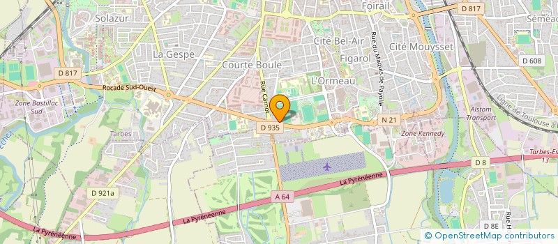 localisation de l'entreprise MELL PATRIMOINE  TARBES