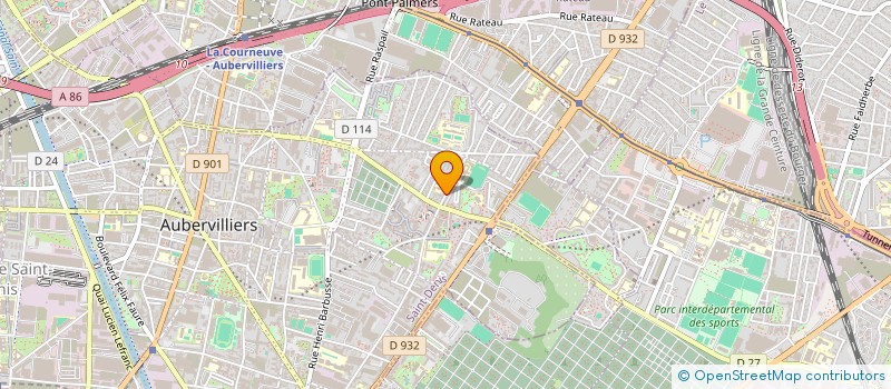 localisation de l'entreprise MELLAIM à AUBERVILLIERS