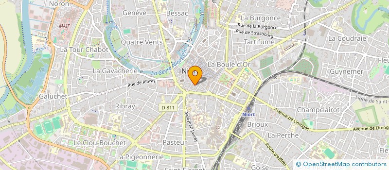 localisation de l'entreprise MELLAISE INVESTISSEMENT  NIORT