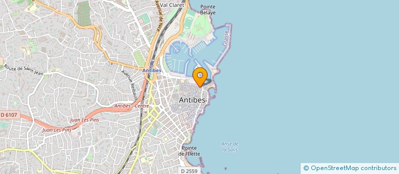 localisation de l'entreprise MELLAS ET ASSOCIES à ANTIBES
