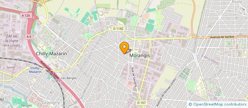 localisation de l'entreprise MELLAZ INVESTISSEMENT à MORANGIS