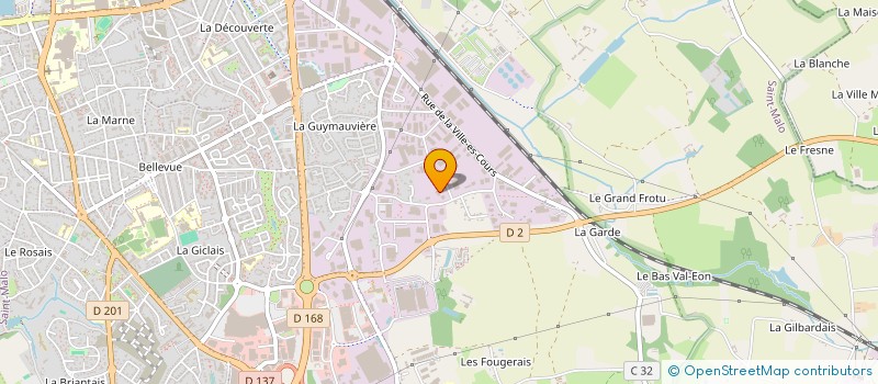 localisation de l'entreprise MELLE CHARLOTTE  SAINT-MALO
