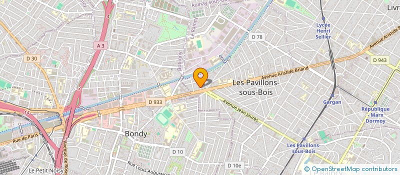 localisation de l'entreprise MELLE DANZOY & MR VASSEUR à LES PAVILLONS-SOUS-BOIS