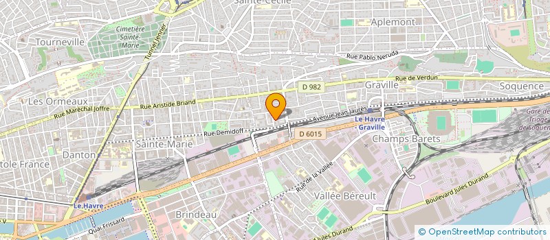 localisation de l'entreprise MELLE DIGITAL à LE HAVRE