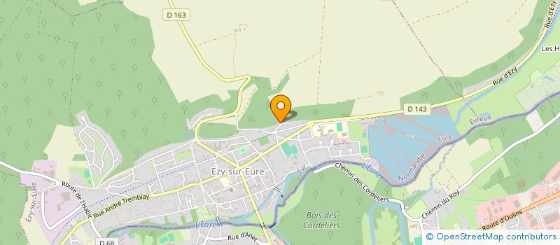 localisation de l'entreprise MELLEA  EZY-SUR-EURE