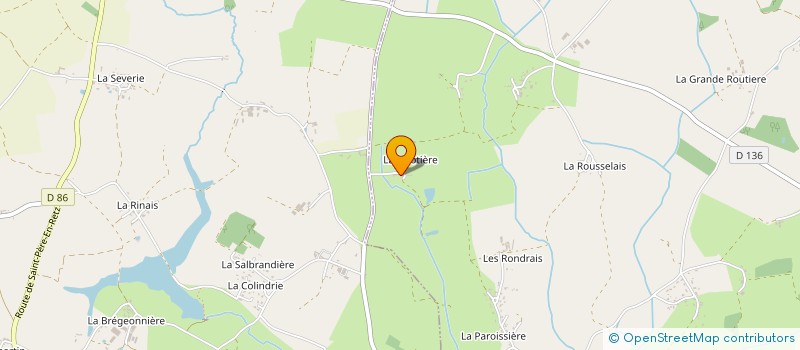 localisation de l'entreprise MELLERIN  CHAUVE