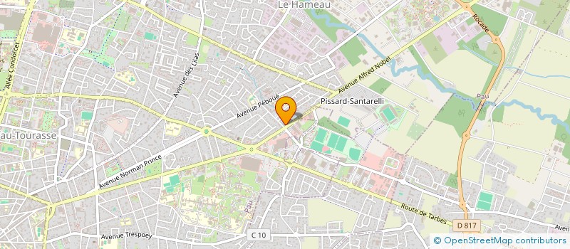 localisation de l'entreprise MELLERIN POMMIER à PAU