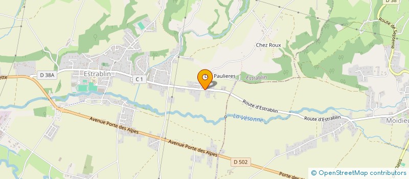 localisation de l'entreprise MELLIATHO  ESTRABLIN