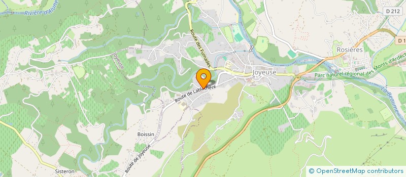 localisation de l'entreprise MELLIE M  JOYEUSE