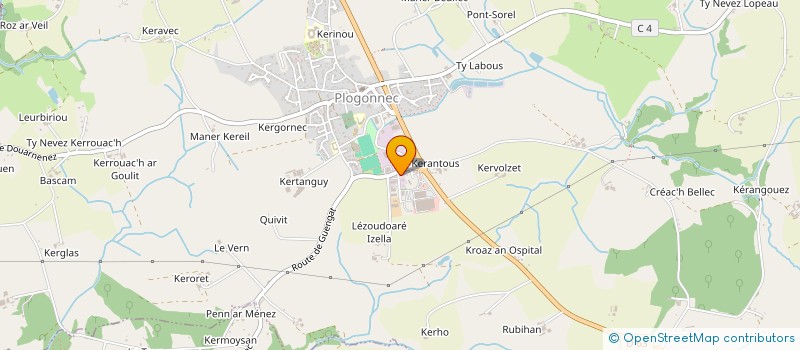 localisation de l'entreprise MELLIER  PLOGONNEC
