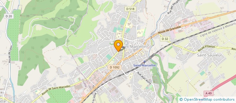 localisation de l'entreprise MELLIER BAROT  SAINT-MARCELLIN