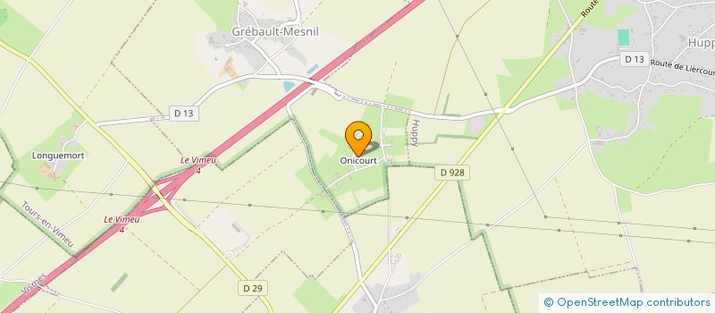 localisation de l'entreprise MELLIER-BRIET  GREBAULT-MESNIL