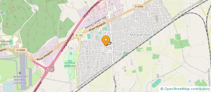 localisation de l'entreprise MELLIER BRUNO ET DEVERAUX CHRISTIAN  MARGUERITTES