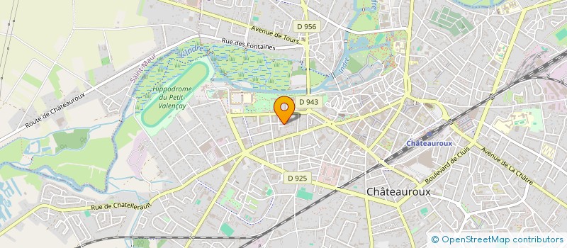 localisation de l'entreprise MELLIFERE à CHATEAUROUX