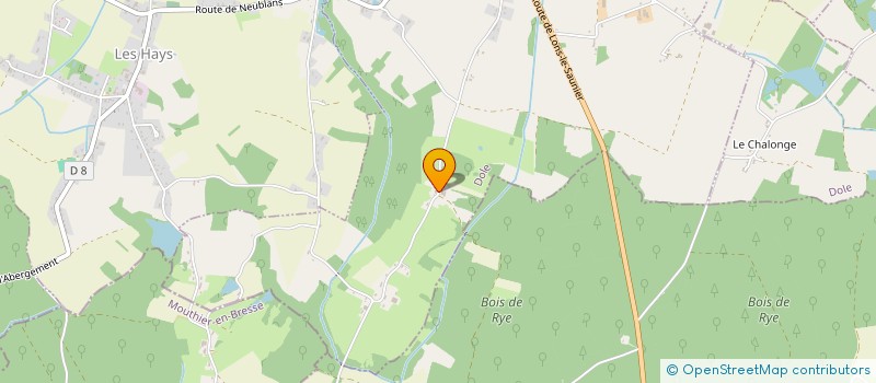 localisation de l'entreprise MELLIFERE  LES ESSARDS-TAIGNEVAUX