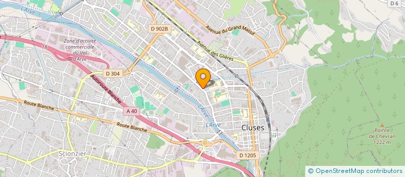 localisation de l'entreprise MELLIMMO  CLUSES