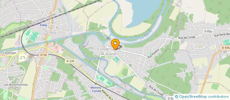 localisation de l'entreprise MELLINA  CONDE-SAINTE-LIBIAIRE