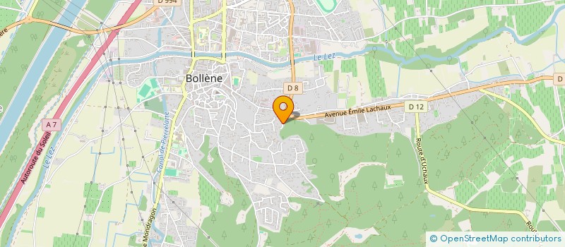 localisation de l'entreprise MELLIO  BOLLENE