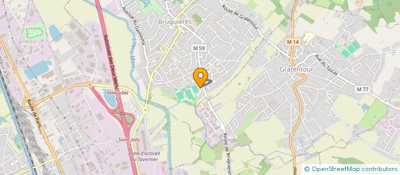 localisation de l'entreprise MELLIS  BRUGUIERES