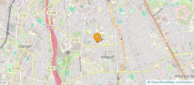 localisation de l'entreprise MELLISIM à VILLEJUIF
