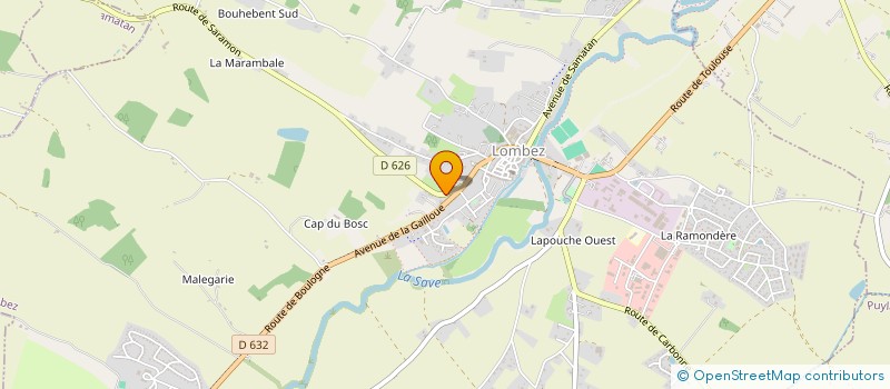 localisation de l'entreprise MELLITA DOMI ADSUM  LOMBEZ