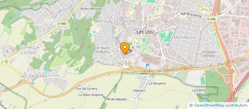 localisation de l'entreprise MELLITA TRANS à LES ULIS
