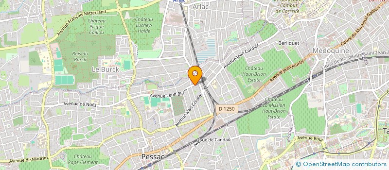 localisation de l'entreprise MELLOU  PESSAC