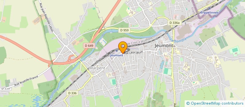 localisation de l'entreprise MELLOUK  JEUMONT