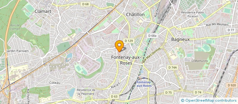 localisation de l'entreprise MELLOUL GENERALE ENTREPRISE à FONTENAY-AUX-ROSES