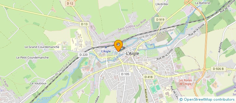 localisation de l'entreprise MELLOW YELLOW à L'AIGLE