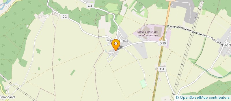 localisation de l'entreprise MELLYMELLEAU  MAUCHAMPS