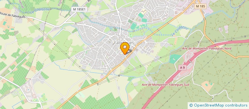 localisation de l'entreprise MELMAC JCT  FABREGUES